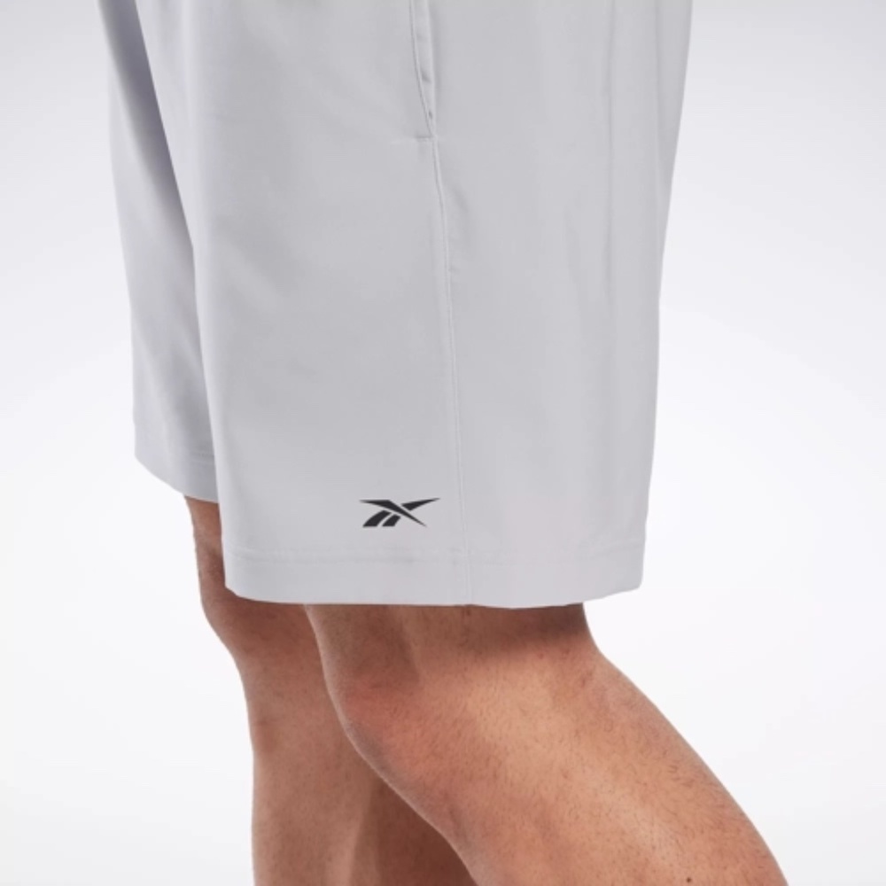 Reebok workout ready shorts in pure grey size S..USED - Picture 3 of 4